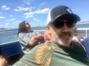 Todd on Boat